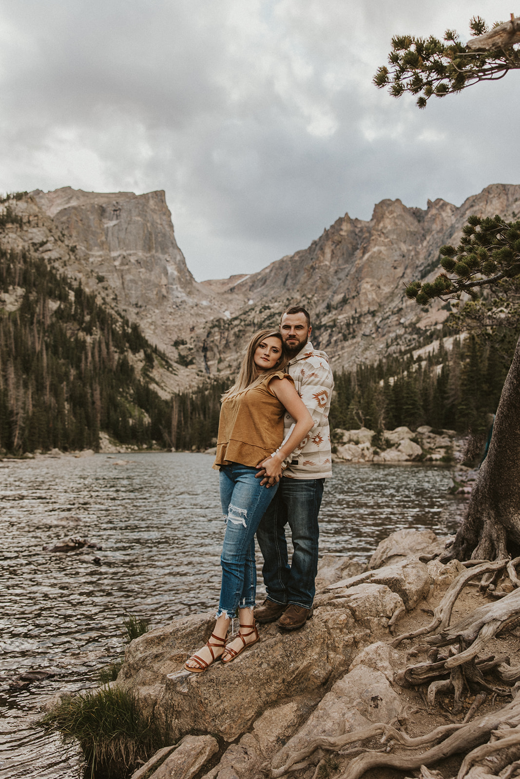Dream Lake Rocky Mountain National Park Couples Session